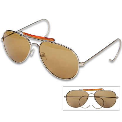 Imagine OCHELARI DE SOARE Aviator Air Force Style Sunglasses Maro