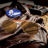 Imagine OCHELARI DE SOARE Aviator Air Force Style Sunglasses Maro
