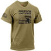 Imagine Tricou „Freedom Isn’t Free” Marimi pana la 3XL, Coyote Brown