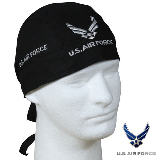 Imagine Bandana U.S. Air Force Headwrap Licenta Oficiala, 100% Bumbac